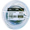 Led Light One Cable H05VV-F Tuyau 2x0,75mm 50m (Blanc) Tension de service : 500v Câbles pour installations fixes et mobiles dans les locaux domestiques et de bureaux.