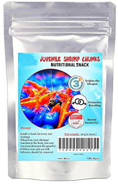 SunGrow Spirulina Protein Food, Wafer for Shrimp, Hermit Crab, Pleco, Cory, Catfish, Crayfish, Snails, Bottom Feeder, Treat for Chinchilla & Guinea Pig, 1.75 oz