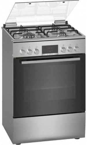 Bosch 4 Series HXN390D50L Cuisinière Autonome Gaz Noir Acier inoxydable A