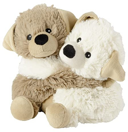 Warmies® Wärmekissen/Stofftier Kuschelfreunde Hunde 2er Set Hirse Lavendelfüllung 16cm 500g