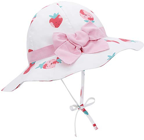Durio Sonnenhut Baby Mädchen Jungen Kinder Sonnenschutz UPF 50 Sommer Kinderhut Fischerhut mit Breite Krempe