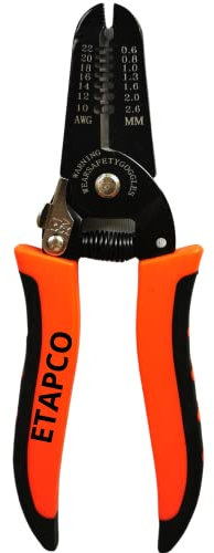 Wire Stripper - Wire Strippers Electrical, Cable Cutters, Cable Stripper Tool - Wire Strippers, Cable Stripper with Safety Lock