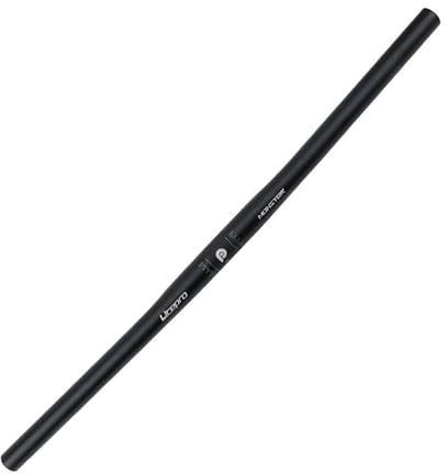 QQY Mountainbike-Lenker flach, kurzer Fahrradlenker aus Aluminiumlegierung, gerade für MTB-Klappräder, 25,4 x 580 mm (schwarz)