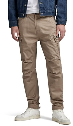 G-Star Herren Zip Cargo Hose Regular Tapered, Beige (dk Lever D24720-C072-B416), 33W / 34L