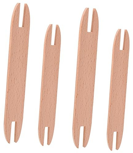 STOBOK 4stücke Teiliges Holz-webschiffchen Strickwerkzeug Für Anfänger Für Pullover Schals Und Teppiche Hochwertige Langlebige Und Leicht Zu Handhabende Webwerkzeuge