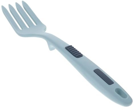 OKUMEYR Silicone Cooking Fork Large Noodle Fork Nonstick Kitchen Utensil for Stirring and Mixing Suitable for Cooking and Salad Preparation