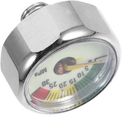 Yardwe Manomètre sous-Marin Lumineux pour Bouteille De Plongée en Air Comprimé 30m Jauge De Profondeur Étanche M8-30mpa Indicateur Précis De Pression De Plongée pour Et sous-Marine