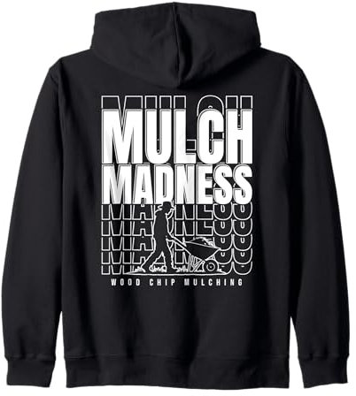 Mulch Queen Gardener Earth Day Funny Zip Hoodie