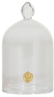 Alice Lane Glasglocke – transparente Glaskuppel-Vitrine für Heimdekoration, Tafelaufsätze, Kerzen, Andenken und Sammlerstücke – elegante dekorative Glockenkuppel für Tisch, Kaminsims oder Bücherregal