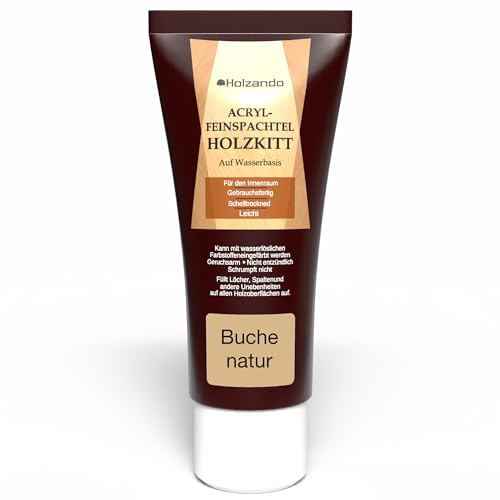 Mastic acrylique pour bois, OSB et murs Hêtre naturel 24, tube de 250 g