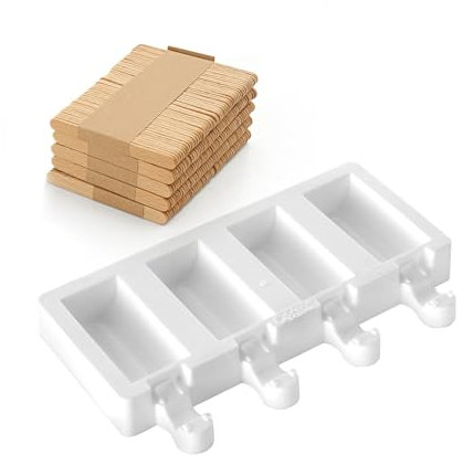 Silikomart 22.345.87.0065 Mini Ice Cream / Finger Food Mould Chic White
