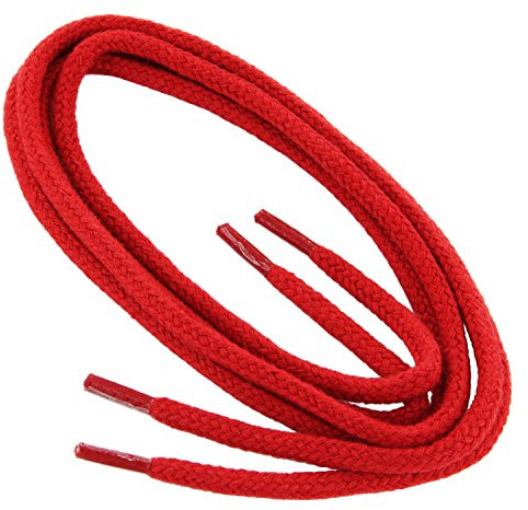 Collonil Schnürsenkel Kordel rund dick - Ø 3 mm 75 cm Rot