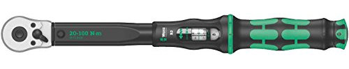 Wera 05075611001 Click-Torque B 2 Drehmomentschlüssel mit Umschaltknarre 3/8, 20-100 Nm