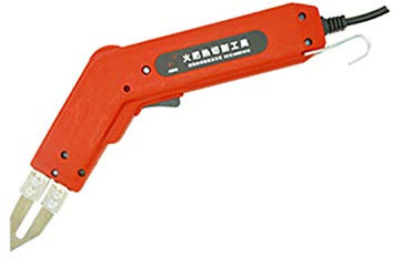 CGOLDENWALL Ciseaux électriques améliorés pour couper la mousse, les tissus, les tissus, les plaques en plastique, les plaques KT, outils de coupe pour textiles à chaud (lame de type pointu)