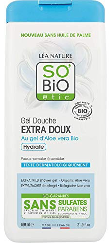 SO'BiO étic Gel Douche Extra-Doux à l'Aloe Vera 650 ml