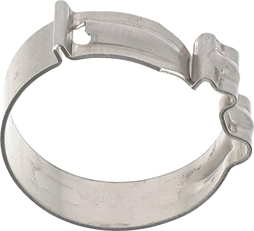 Restagraf - Collier Clip Métallique à Pincer - Collier de Serrage Rapide pour Tuyaux ou Durites - Inox X5Cr Ni18/10 - Diamètre 20 mm - Réf. 7581 - Sachet de 10