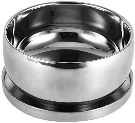 Tazza da barba durevole con ciotola di sapone da barba con coperchio per la rasatura bagnata dell'uomo