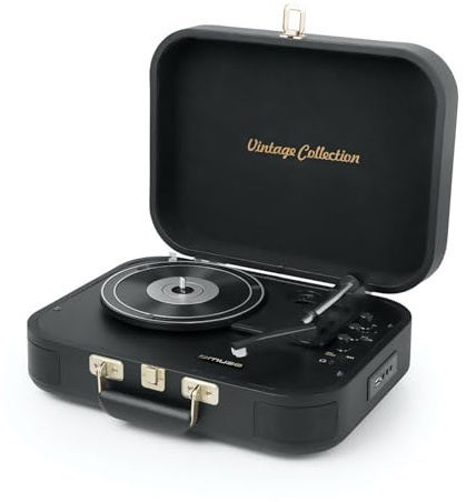Muse MT-501 ATB Giradiscos Capsula Audio Técnica Negro