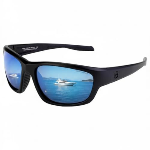 BUNVICK Polarisierte Hochleistungs-Sonnenbrillen aus Echtem Glas für Männer und Frauen, italienisches Design, Anti-Glare, UV400, Corning Echtes Glas Linsen