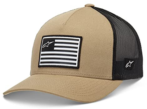 Alpinestars Bandera Snapback Hat Gorra de béisbol, Sand/Black, Talla única Hombres