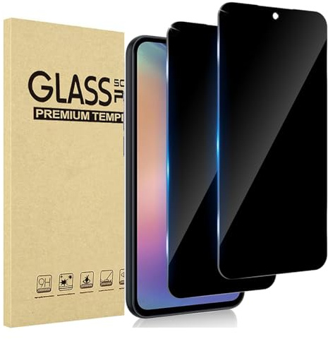 JMDZDL Sichtschutz für Samsung Galaxy A54 5G Schutzfolie, [2 Stück] Anti-Spähen Panzerglasfolie für Samsung A54 5G Anti-Spy Displayschutzfolie 9H Härte Gehärtetes Glas Full Screen Blickschutzfolie