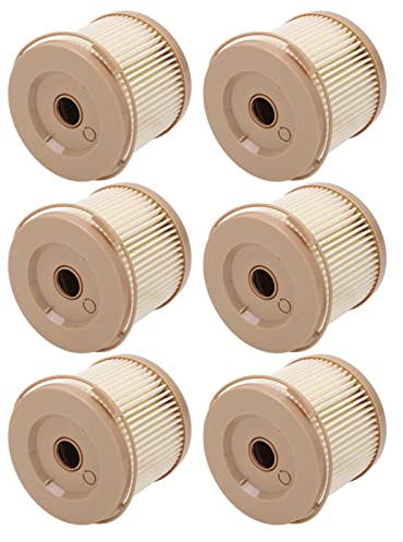 Dieselfilter Auto, 6 Stück Kraftstoff Filter Wasser Abscheider Öl-Wasserfilter-Kit Ersatz für RACOR 2010PM-OR 500FG Kraftstoff Filter Wasser Abscheider mit Zubehör
