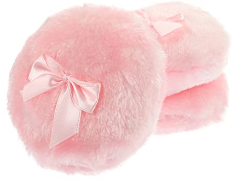 FRCOLOR 15stücke Körperpuder Quaste Weicher Bequemer Puderpuff Mit Niedlichem Schleifen-design Für Babypuder Körperpuder Dem Baden Hautfreundlich Und Leicht Zu Handhaben