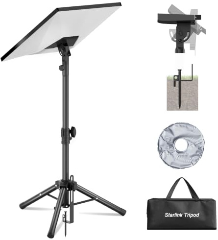 Futrue-Wolker Starlink Halterung für Gen 3/Standard 4X/4,Verstellbare Starlink Standard Gen 3 Stativ-Ständerhalterung,Tragbare Starlink Gen 3 Halterung für Camping und Wohnmobil Reisen
