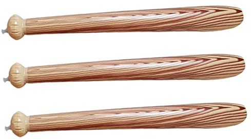 UPKOCH 3stücke Aufblasbare Baseballschläger PVC Langlebig Kinderfreundlich Party Mitgebsel Sport Cheer Spielzeug Für Jungen Mädchen Outdoor Spiele