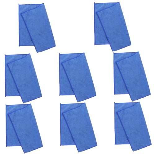 ULTECHNOVO 8piezas Paños De Microfibra para Coche Cocina y Hogar Absorbentes y Reutilizables Bayeta para Limpiar Polvo y Suciedad Paño De Microfibra para Limpieza De Superficies
