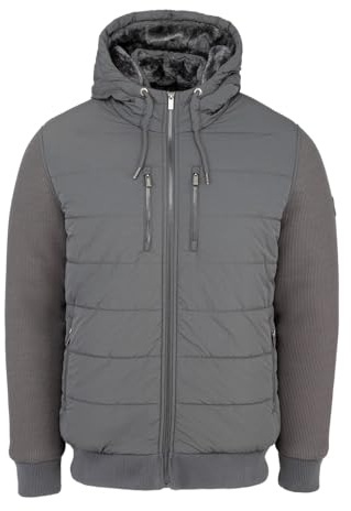 Firetrap Mens Jacket Long Sleeve Charcoal XL