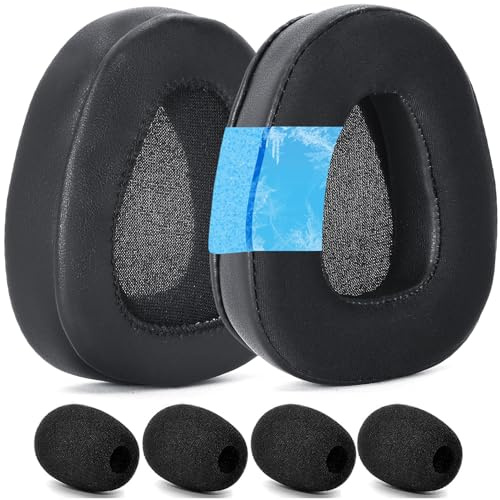 B650-XT Cooling Gel Earpads and Mic Foam Replacement Ear Pads Ear Cushions Compatible with BlueParrott B650XT(B650-XT,B650 XT)/S650XT(S650-XT,S650 XT) Noise Cancelling Bluetooth Headset