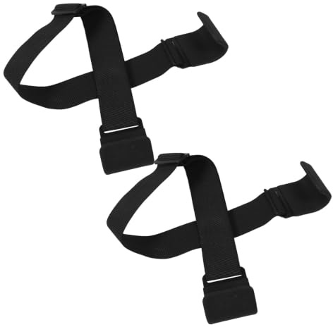 Cabilock 2 Pièces Sangle de Fixation pour Poubelle Extérieure Verrou Métallique