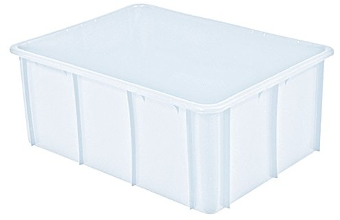 BRB Eurobehälter für schwere Lasten, 120 Liter, LxBxH 800x600x320 mm, weiß, lebensmittelecht