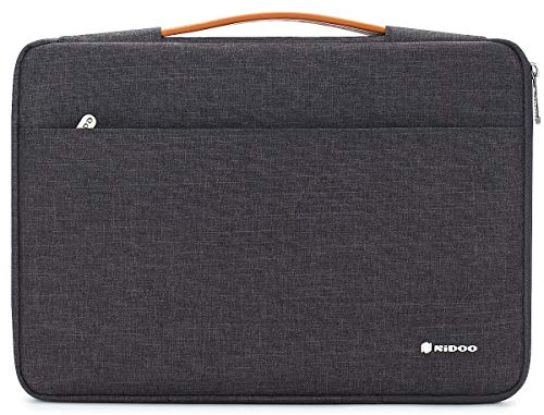 NIDOO 14 Zoll Laptop Tasche Sleeve Hülle Notebook Aktentasche Laptoptasche für 15 Surface Laptop 3 4/14 Chromebook 3/14 ThinkPad P14s T14 T14s L14 Gen 2/14 Chromebook Spin 514, Dunkelgrau
