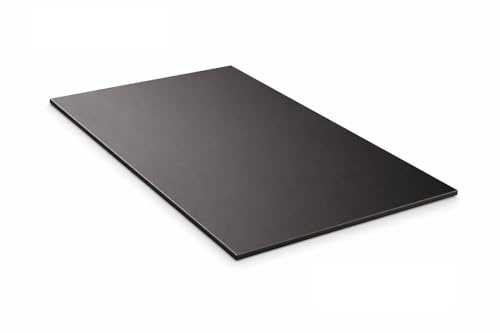 ABS Kunststoffplatte Schwarz – 1 mm, 2 mm, 3 mm & 5 mm – Verschiedene Größen – Made in Germany (5mm Schwarz, 1000 x 500 mm)