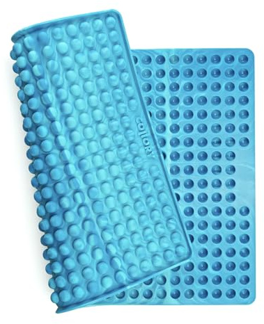 Collory® Bakmatta för hundkex för MINI halkogel (1 cm Ø) godis, silikonbakform, bakunderlägg för bakplåt, dietmatta, värmebeständig, livsmedelssäker och BPA-fri