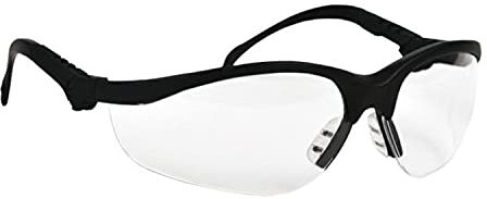 Schutzbrille Sicherheitsbrille Augenschutz mit Gelpolstern 10 Stück MCR-Klondike-TB Safety Bearkat EN166 mit Palandi® Sticker