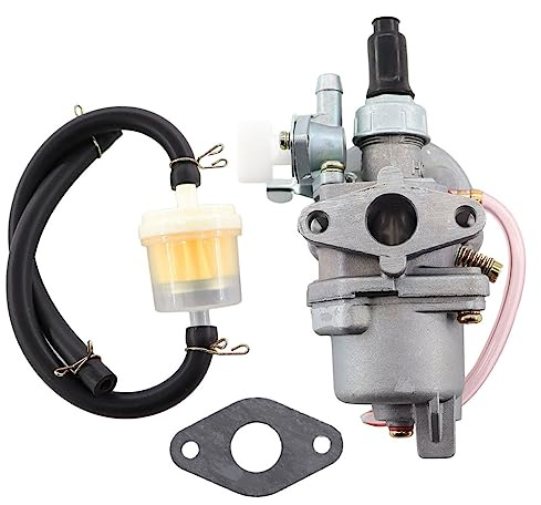 MCHNIC Vergaser mit Benzinfilter Benzinschlauch für 2-Takt 47cc 49cc 50ccm Mini ATV Quad Dirtbike Pocketbike