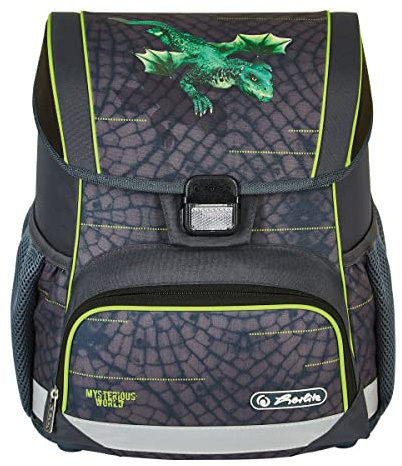 Herlitz® Schulrucksack Loop Jugend Schulranzen Rückentasche | Volumen 16L | Herren Damen Unisex Sportlich | Für Studenten Alltag | Geräumig Haltbar | Dragon Quest, multicoloured, Modern