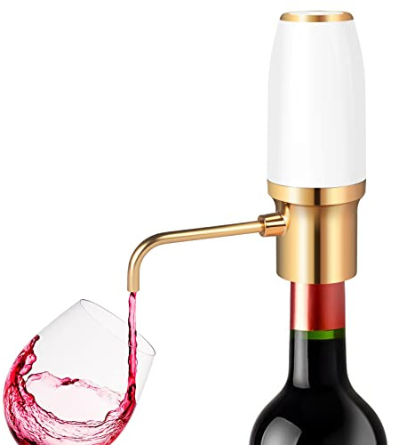 Electric Wine Aerator Pourer Automatic Smart Decanter Dispenser Rechargeable with Micro USB Cable