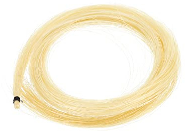sourcing map Geigenbogen Haar 82mm/32,3 Weiß Geige Bogen Haar Ersatz | für Violine