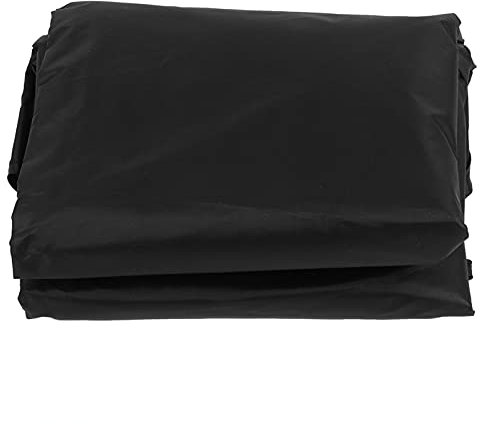 zottel Cubierta de Toldo Abatible, Resistente a la Intemperie Cubierta de Lluvia Superior Abatible a Prueba de Rasgaduras para Jardines para Patios(Negro, Tres Asientos 195 * 125 * 15 cm)