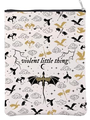 Fourth Wing Merchandise Book Sleeve Dragon Rider Gift Basgiath War College Riorson Violent Little Thing