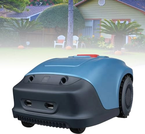 XoTiq Tondeuse à Gazon robotique sans Fil périphérique, Tondeuse à Gazon robotique sans Fil, contrôle par Application avec limites virtuelles, Gestion multizone, Transmission intégrale, Dispositif