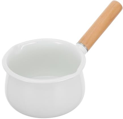 LABRIMP Pentola Smaltata Manico Per Zuppe E Latte Resistente E Facile Da Pulire Adatto A Tanti Fornelli