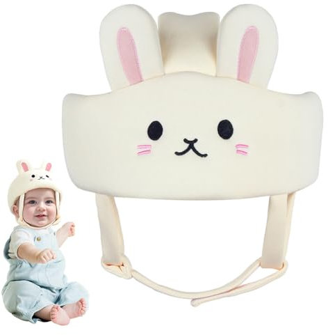 Casque Bébé Anti Choc, Casque de Sécurité Bébé Casque de Protection Antichoc Réglable Casque Anti Chute Bebe Respirant Bonnet Protéger La Tête Chapeau Anti-Collision pour Ramper Et Marcher
