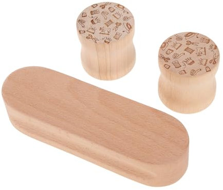 PLAFOPE Professional Tailors Clapper Multi-Purpose Quilter Block Wood Seam Gauge for Ironing Hemline Pressing