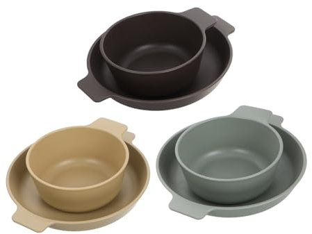 BESPORTBLE Platos De Plástico Bandeja Frutas Tazones Refrigerios Juego Vajilla Exterior