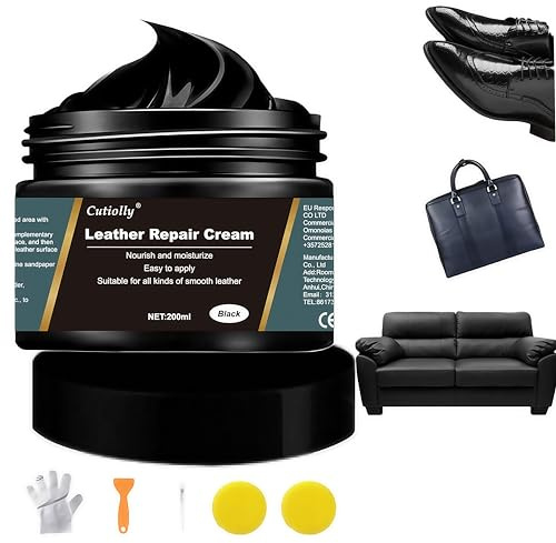 Reparation Cuir,Teinture Cuir Noir,Pâte Réparatrice Cuir,Creme Reparatrice Cuir,Nettoyant Cuir Voiture,Furniture Clinic,Baume d Antan Cuir,Cirage Réparation Simili Cuir Sièges Voiture,Canapés